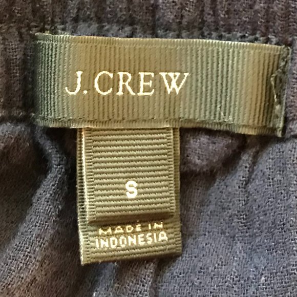 J. Crew Navy 100% Cotton Lightweight Flowy Pants S - Picture 11 of 12